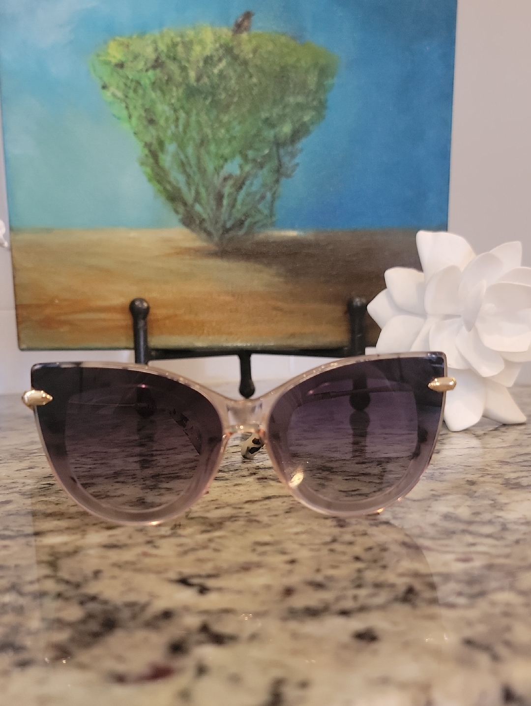 Krewe Stylish Cat-Eye Gradient Sunglasses - Laveau Nylon